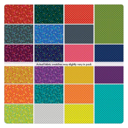 Dazzle Dots 10" x 10" Layer Cake by Sew Yours