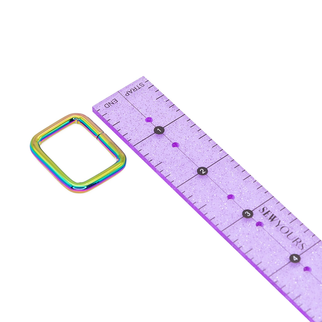 Rectangle Ring Strap Connectors Handbag Hardware Bag Making Supplies by Sew Yours