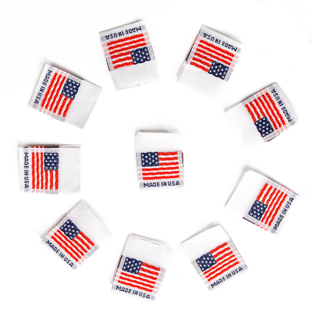 Made in USA Woven Sew In Labels by Sew Yours