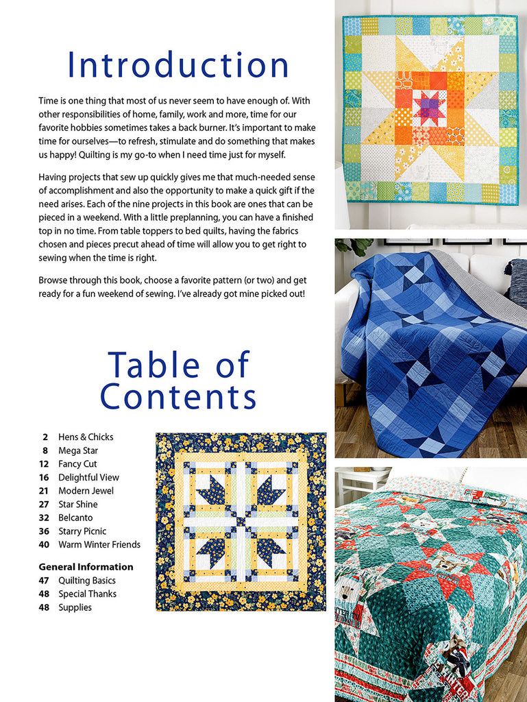 Quilts to Make in a Weekend by Sew Yours