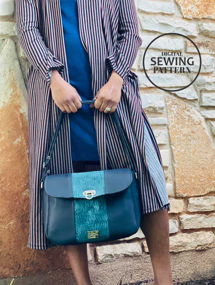 The Charlotte Shoulder Bag Sewing Pattern by Sew Yours 