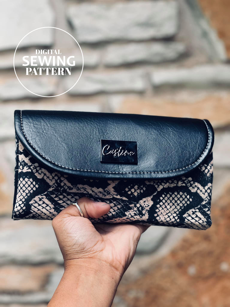 The Fold-N-Go Wallet Sewing Pattern by Sew Yours