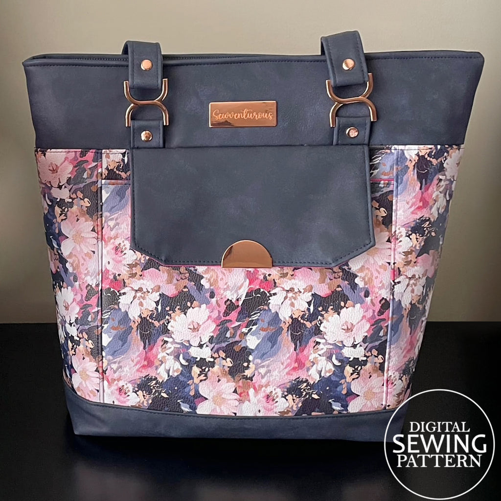 Sewing Pattern with video | The Kensley Tote – Sew Yours