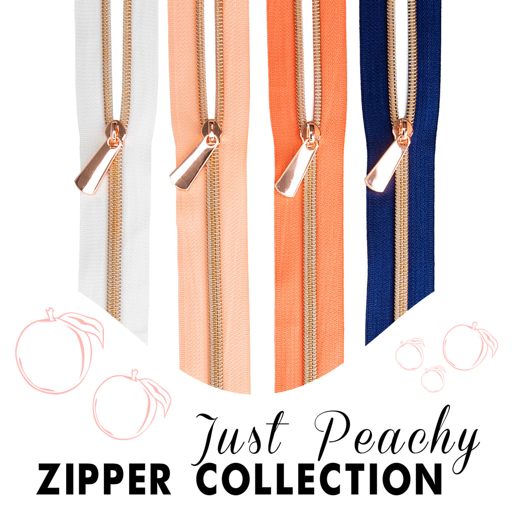#5 Nylon Zipper Tape - Just Peachy Collection by Sew Yours