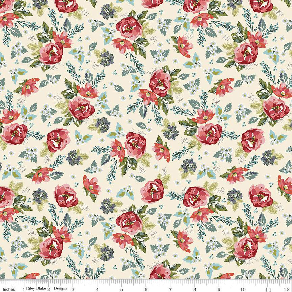Bellissimo Gardens Floral Cream by Sew Yours