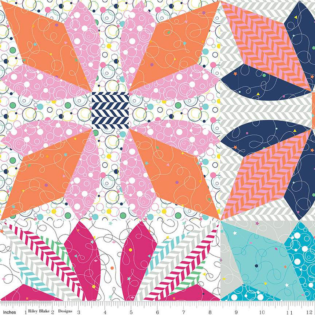 Effervescence Four Buds Cheater Print by Sew Yours