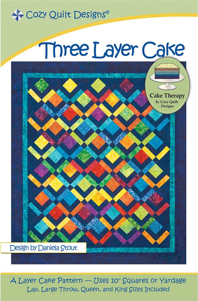 Three Layer Cake Quilt Sewing Pattern by Sew Yours
