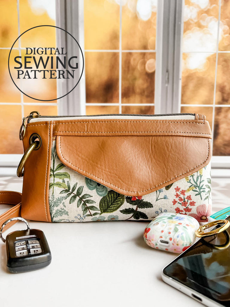 Run Around Wristlet or Crossbody Sewing Pattern by Sew Yours