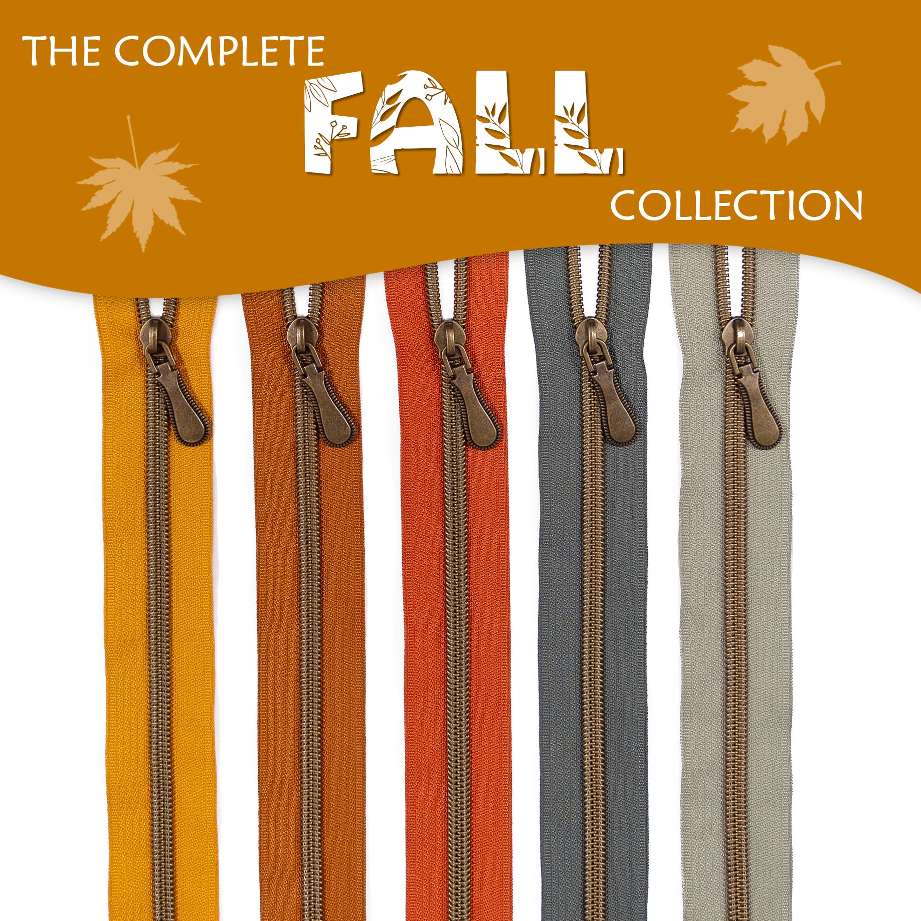 3 Nylon Zipper Tape - Complete Neutrals Collection – Sew Yours