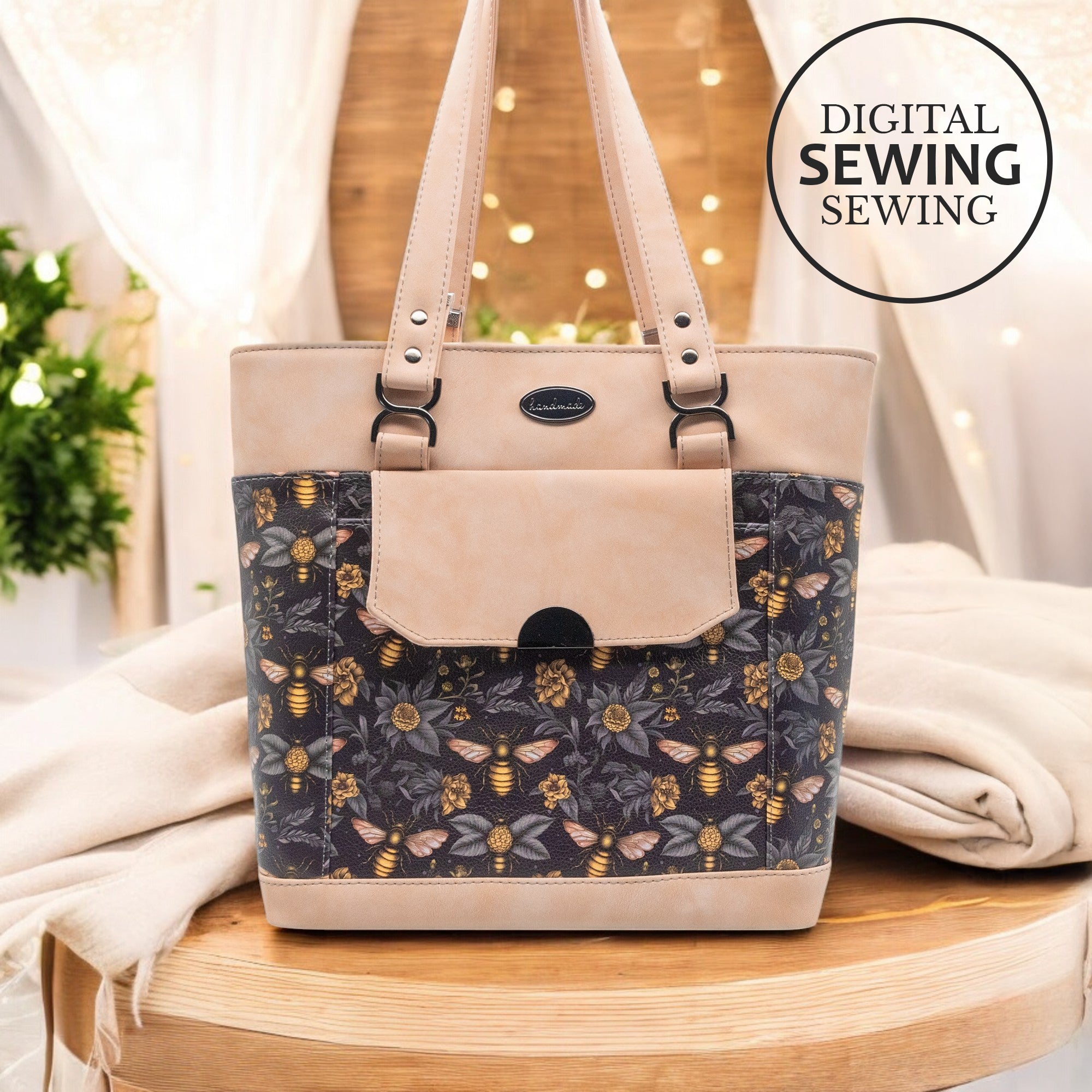 Sewing Pattern with video The Kensley Tote – Sew Yours