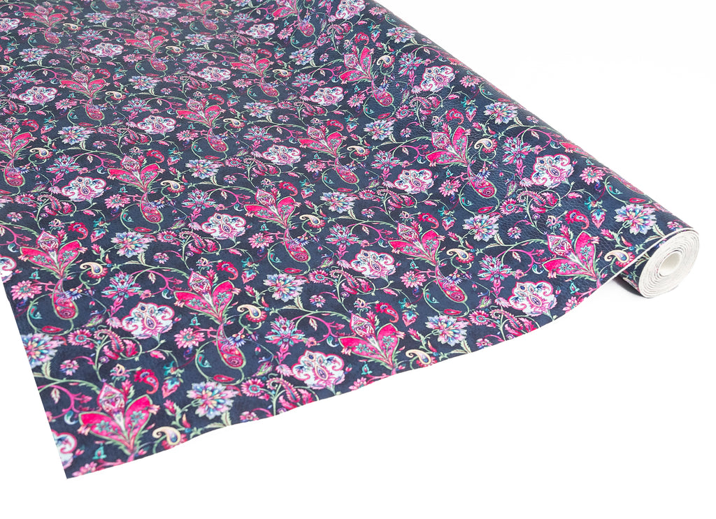 Poppin Paisley Printed Vinyl 18" x 53" Roll by Sew Yours by Sew Yours