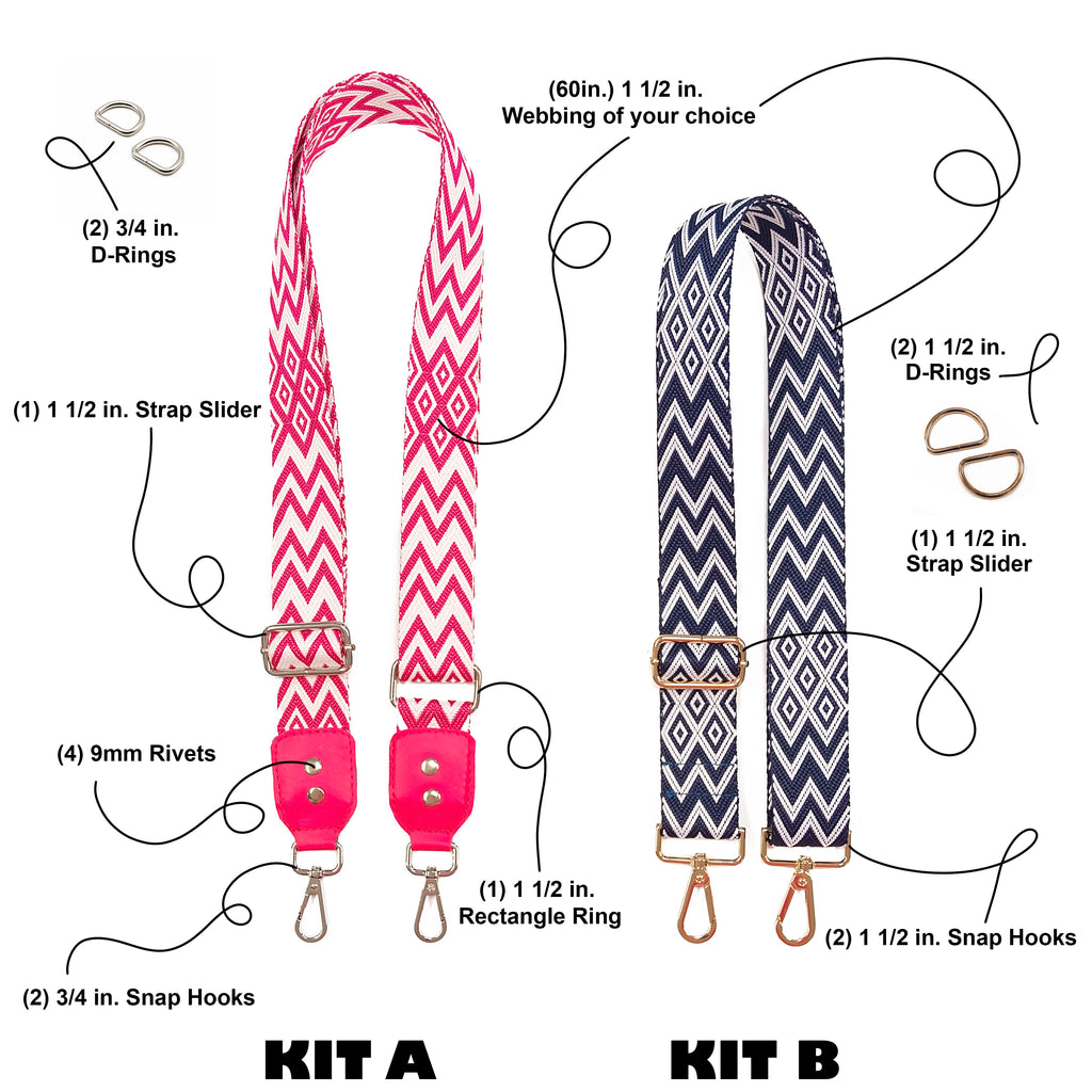 Crossbody Strap Webbing Kit for Bag Making by Sew Yours