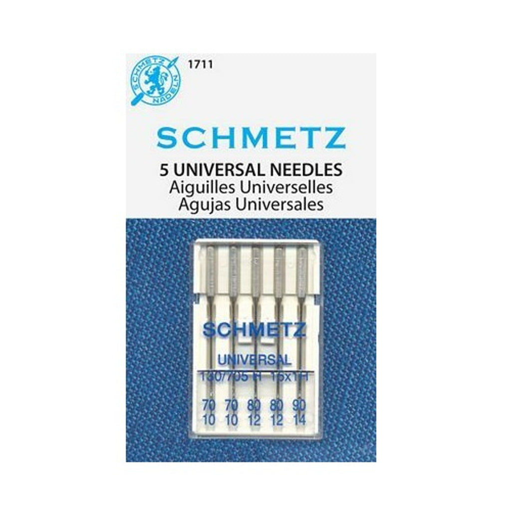 Schmetz Universal Needles 5pk 70/10, 80/12 & 90/14 by Sew Yours