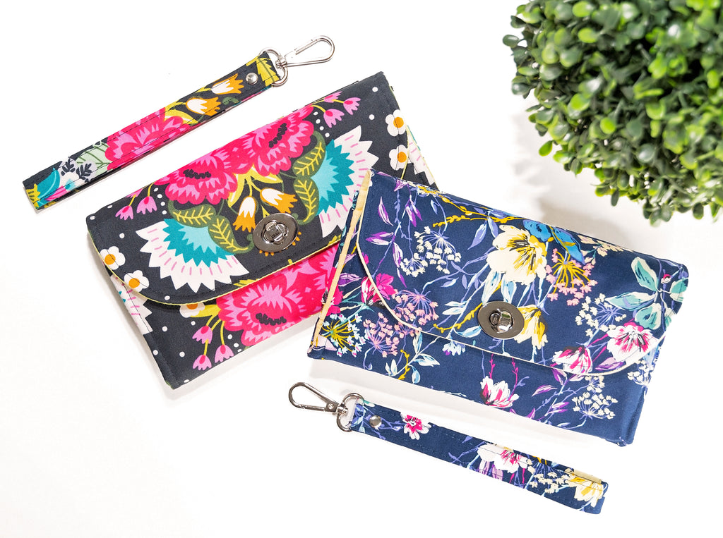 The Fold-N-Go Wallet PDF Sewing Pattern by Sew Yours Patterns