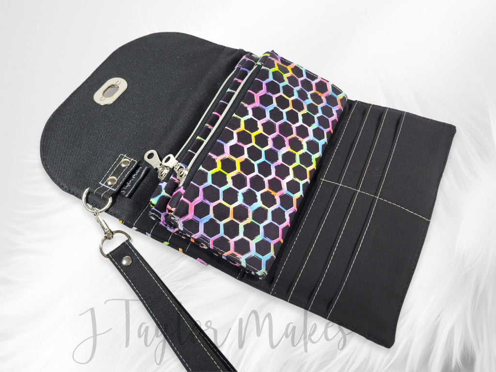 The Fold-N-Go Wallet Sewing Pattern by Sew Yours