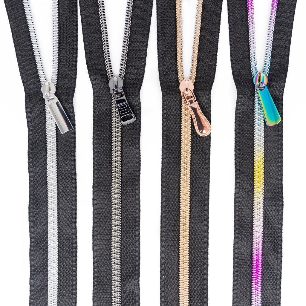 5 Nylon Zipper Tape - Black – Sew Yours