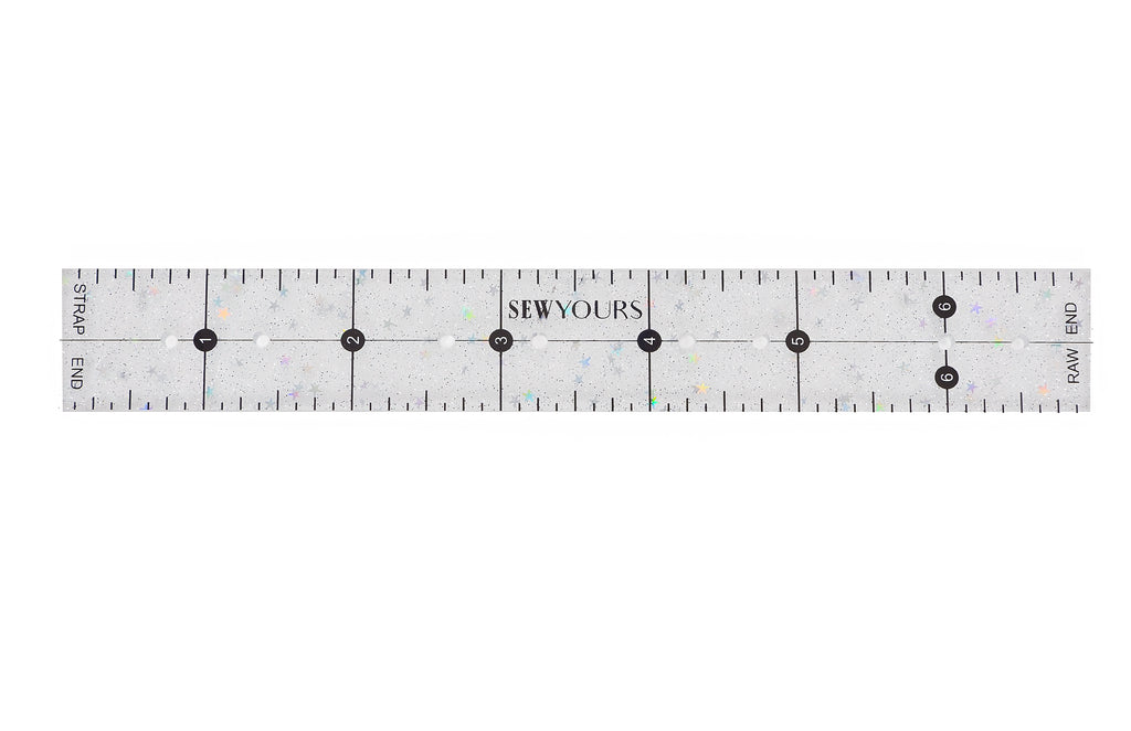 Glitter Rivet Pal by Sew Yours Acrylic Ruler Template