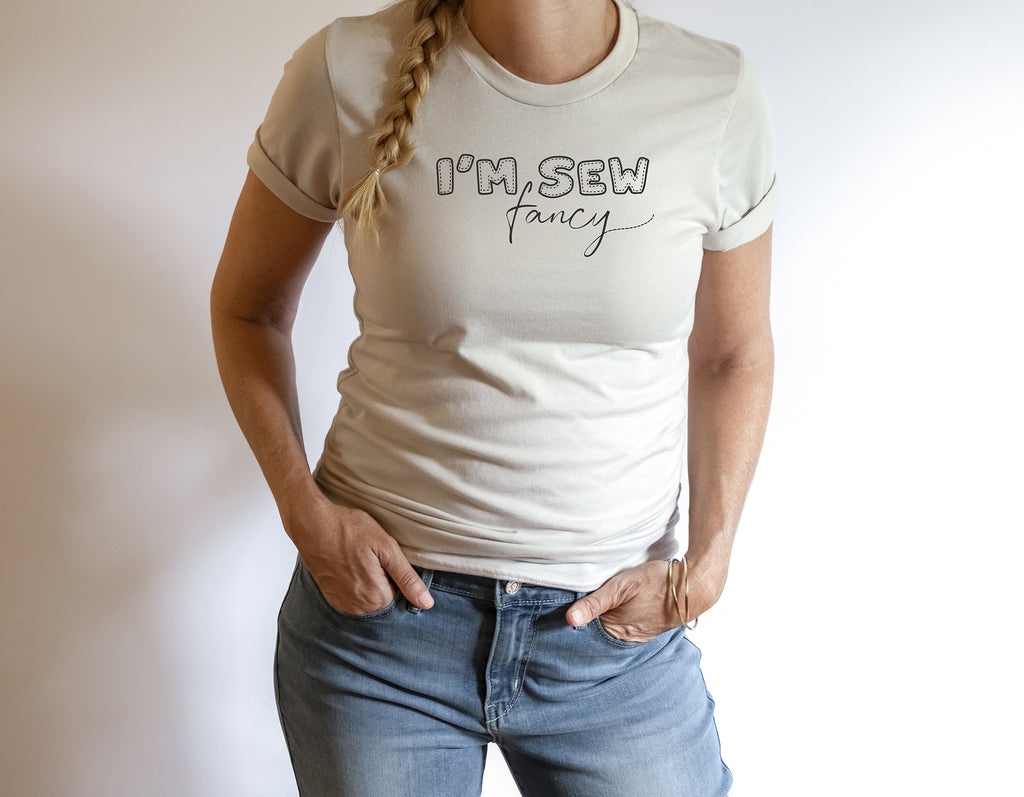 I'm Sew Fancy Short-Sleeve Unisex T-Shirt by Sew Yours