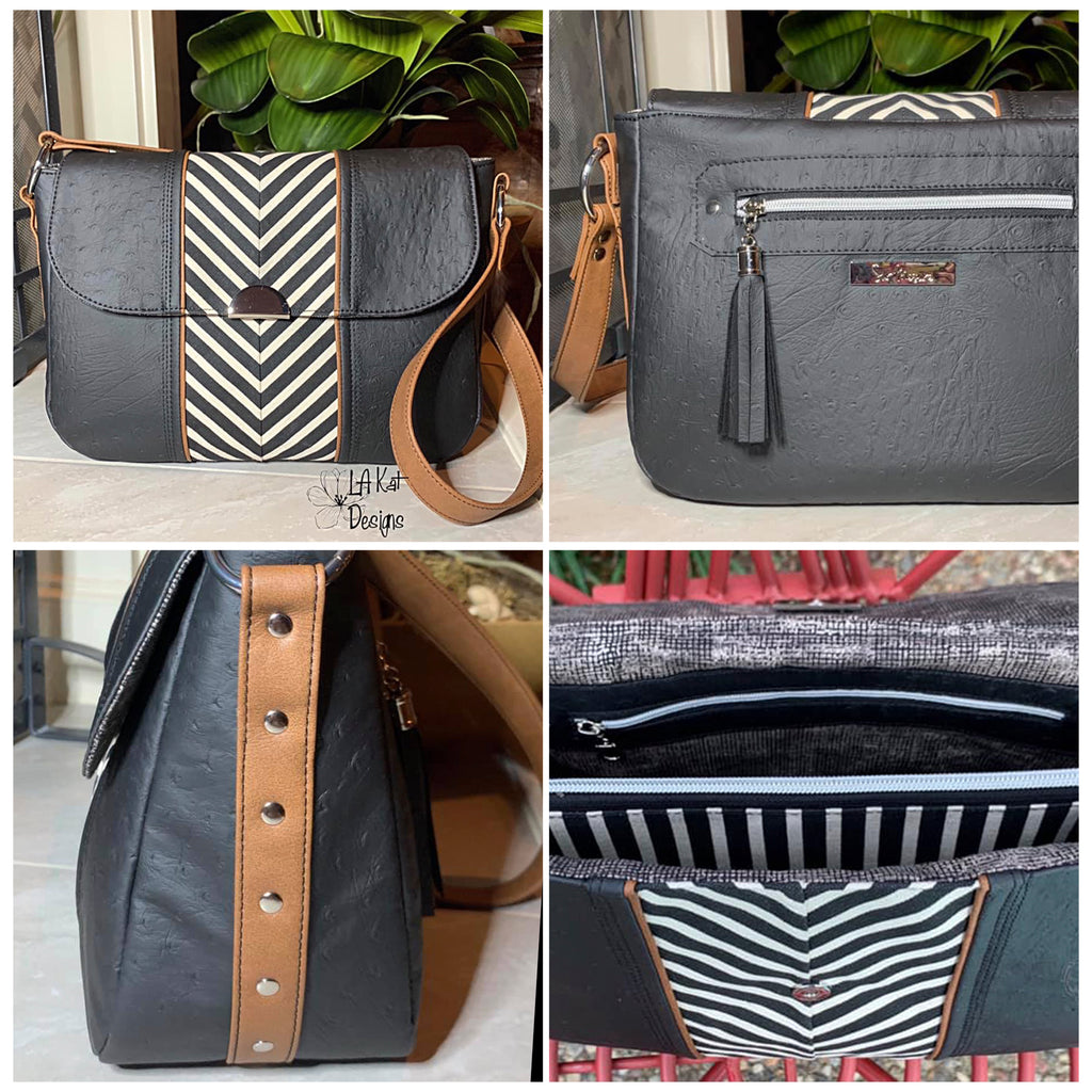 The Charlotte Shoulder Bag by Sew Yours Patterns