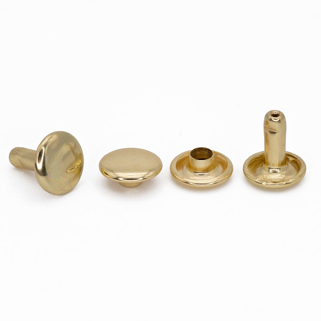 Double Cap Rivets Making 9mm Double Cap Rivets - Bag Hardware Set of 20 – Sew Yours