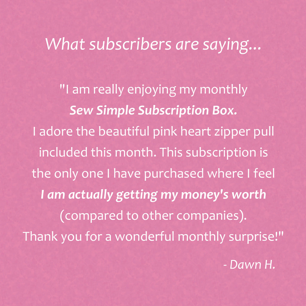 Sew Superior Subscription Box for Bag Making by Sew Yours