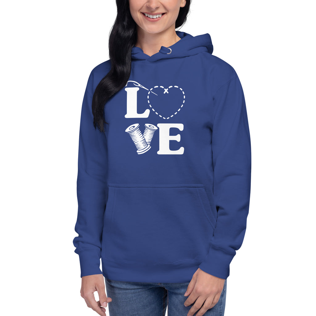 LOVE | Unisex Hoodie by Sew Yours